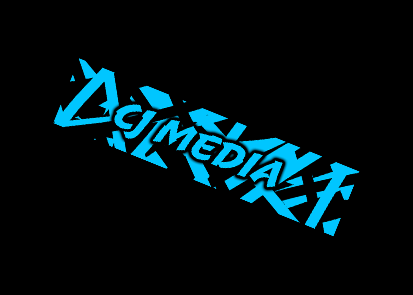 Blue CJMedia Key Tag