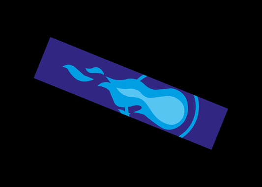 Blue Flame Key Tag